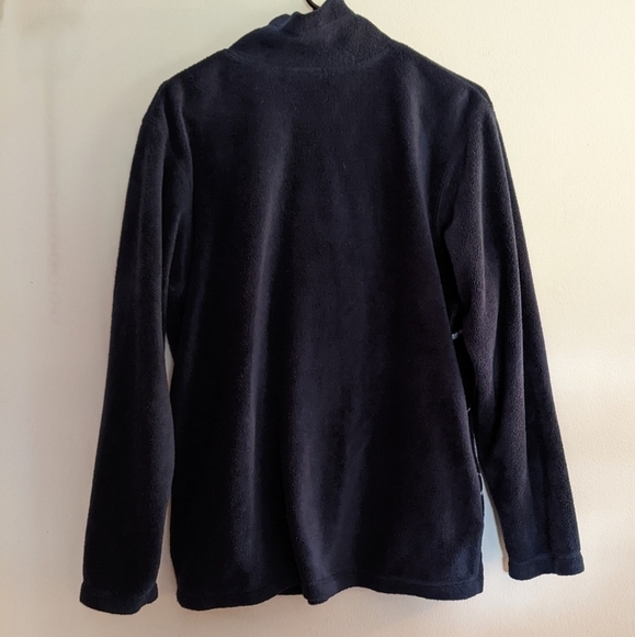 Vintage Disney Mickey Mouse Navy Blue Fleece Zip Up - Picture 4 of 4